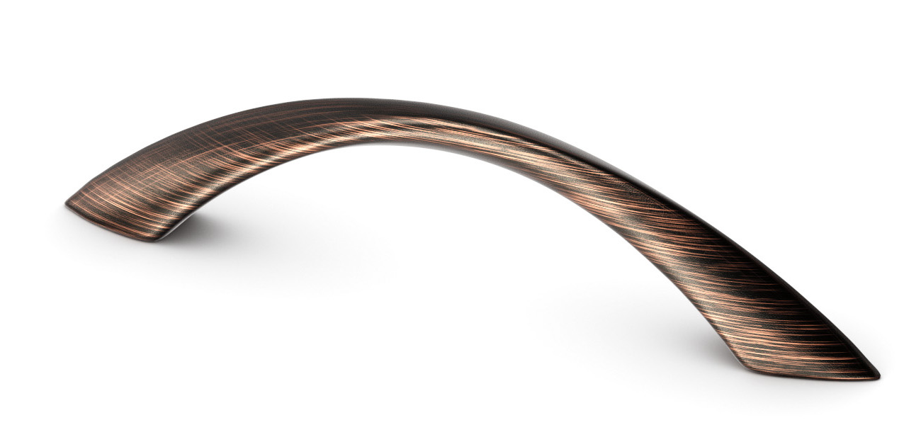 Verona Bronze Twisted Crescent Pull