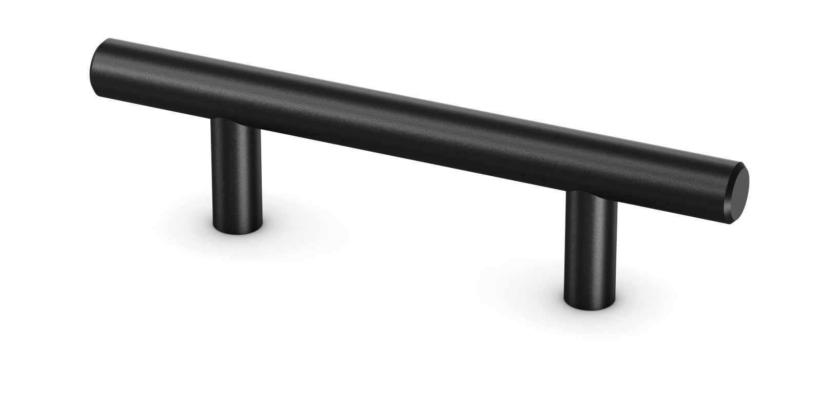 Matte Black T-Bar Pull - 5"